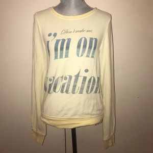 WILDFOX "Don't Wake Me I'm on Vacation" Jumper XS